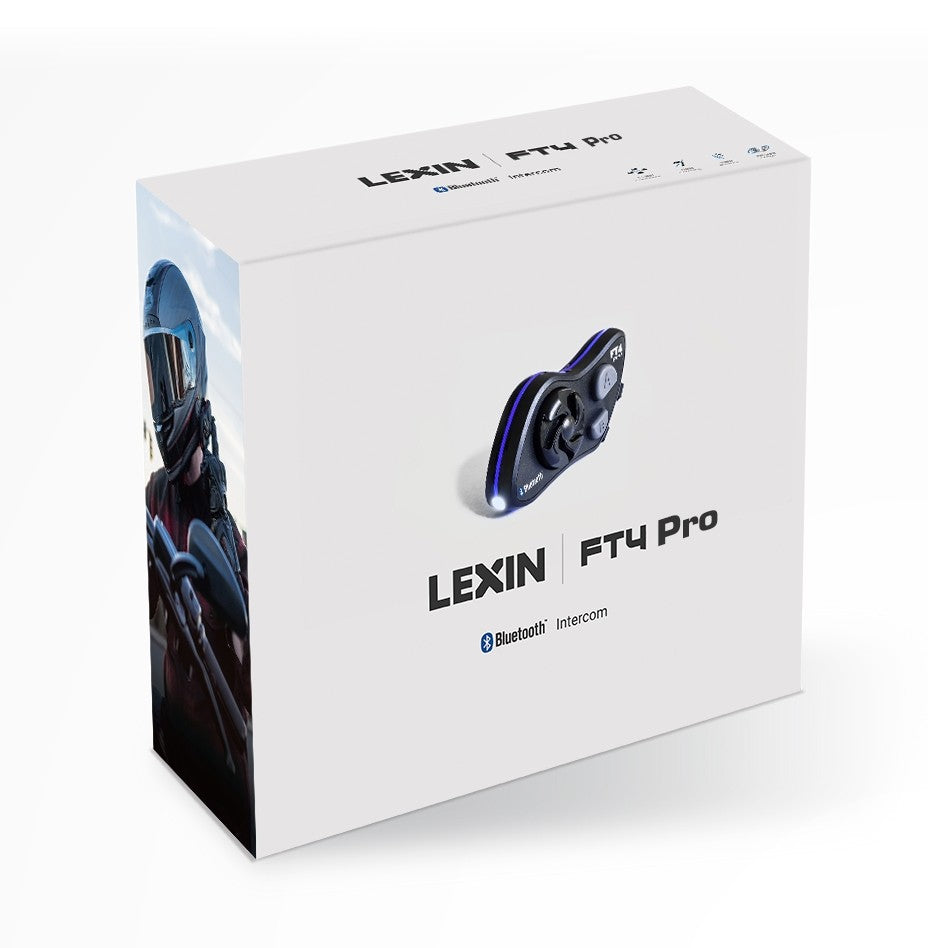 LEXIN FT4 Pro Bluetooth Headset - 4-Way Intercom
