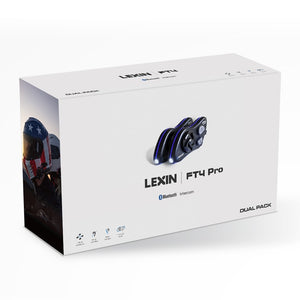 LEXIN FT4 Pro Bluetooth Headset - 4-Way Intercom